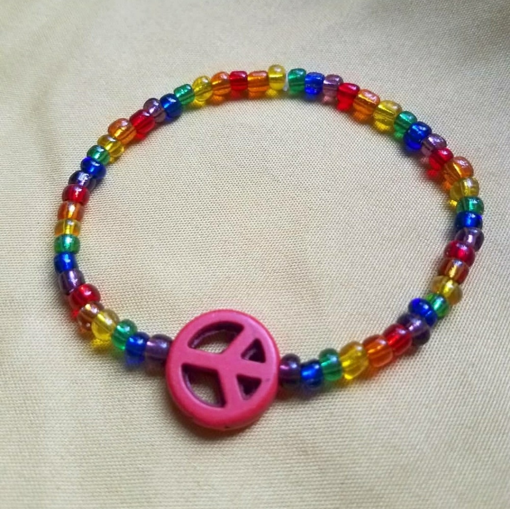 🦋Peace Sign Ankle Bracelet/Bracelet
